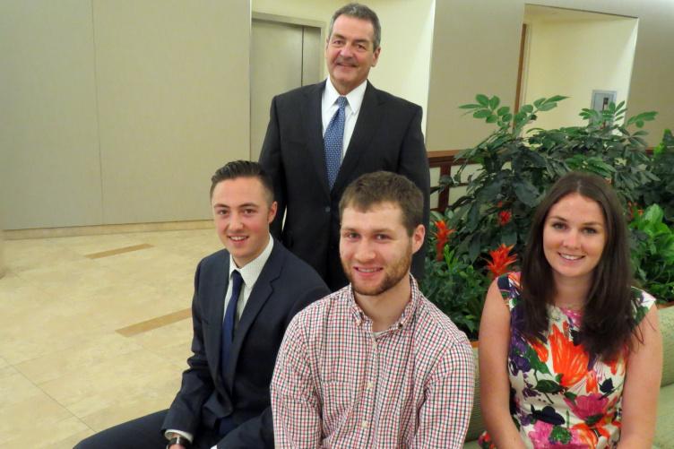 UNH student interns at Fidelity
